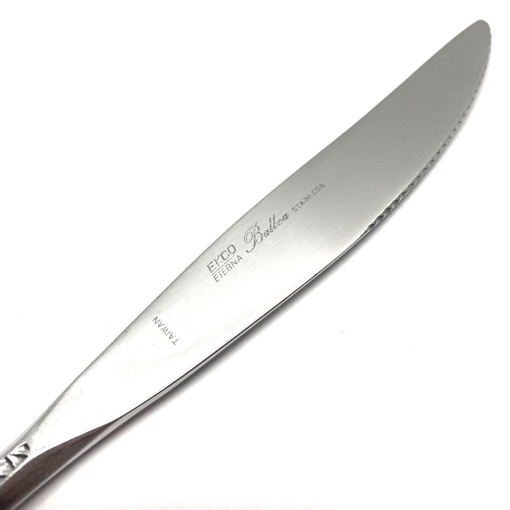 Ekco Eterna BALBOA Stainless Glossy Geometric Pattern Silverware Flatware CHOICE