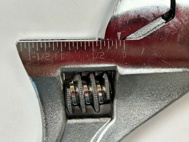 12" ADJUSTABLE WRENCH CHROME PLATED CRESCENT AC212BK