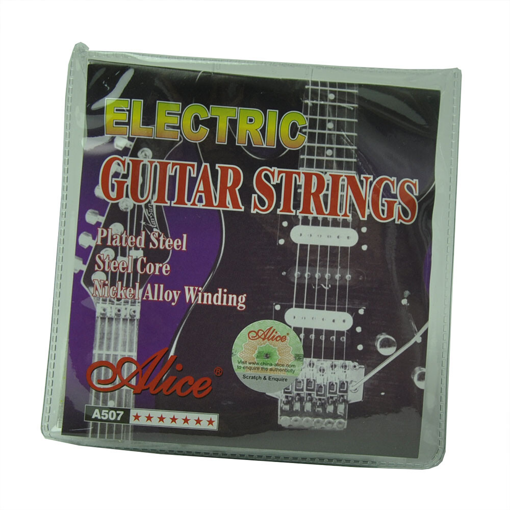 10 Sets A507-SL Electric Guitar Strings Super Light 6-string Set Steel Core