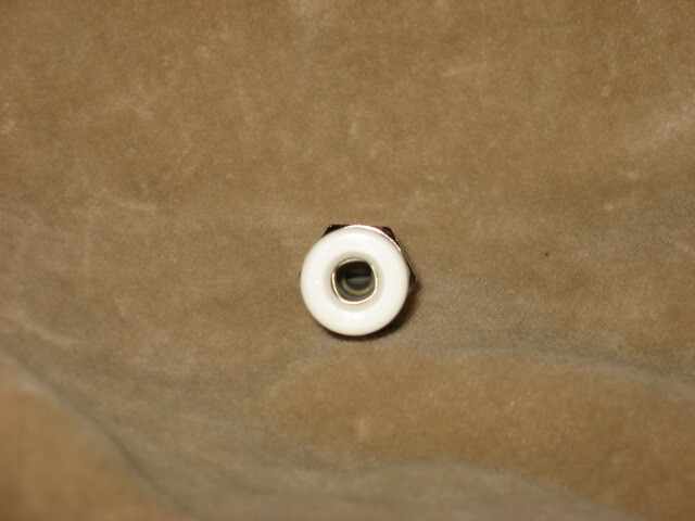 Banana Jack, white, HH Smith, Panel Mount