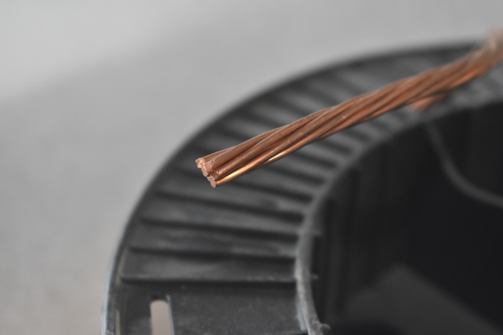 7 STRAND BARE COPPER GROUNDING WIRE 50' LENGTH