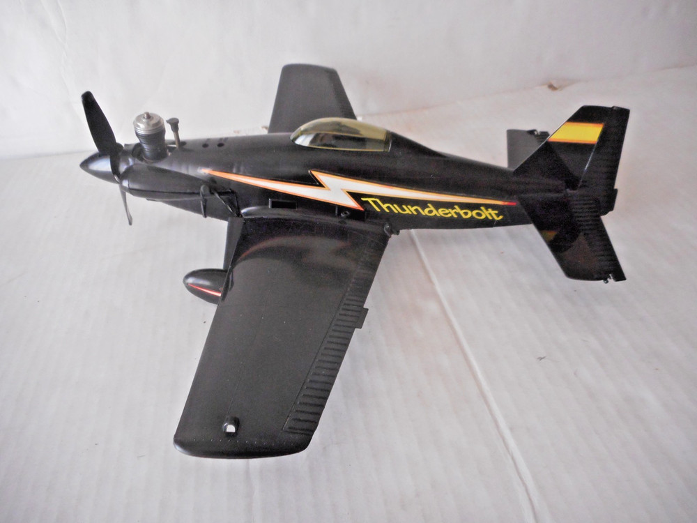 Cox Thunderbolt .049 Engine Powered Model Airplane Ex