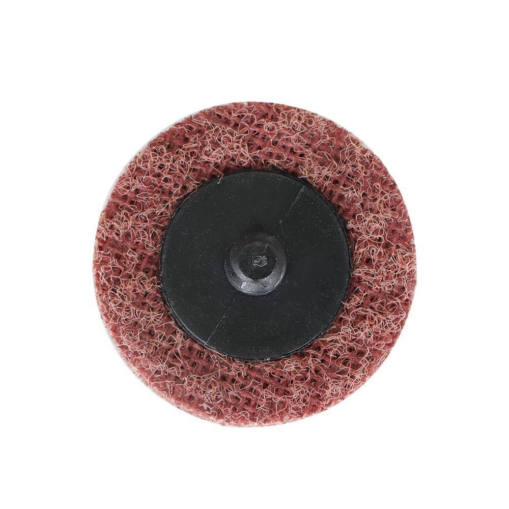 50 Pack 2" Medium Surface Conditioning Discs Roll Lock Grinder Sanding Pads