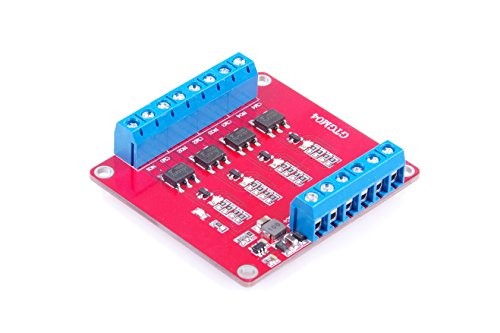 4-Channel Solid State Relay Module High Low Level Trigger 3A Optocoupler