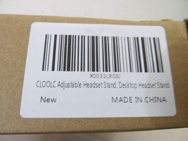 Cloolc Desktop Adjustable Headset Stand, Black
