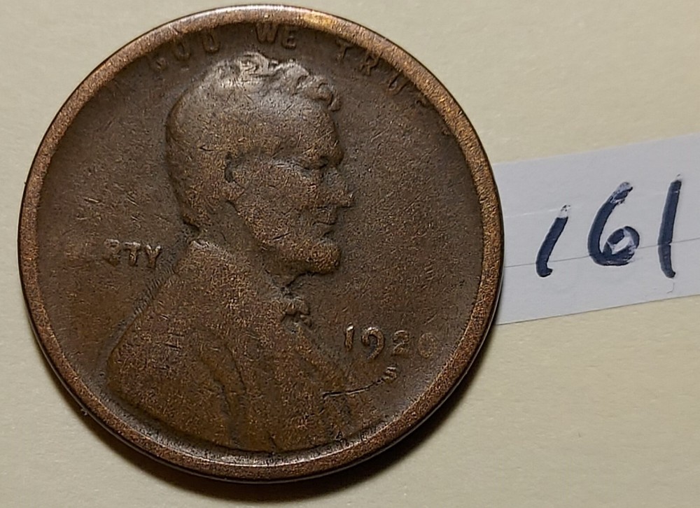 1920-S Lincoln Wheat Cent   #161