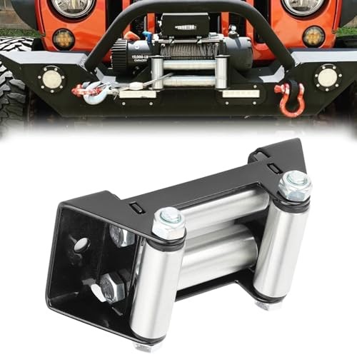 4-7/8" Winch Roller Fairlead for ATV/UTV Winches 4500 lbs or Less, Winch