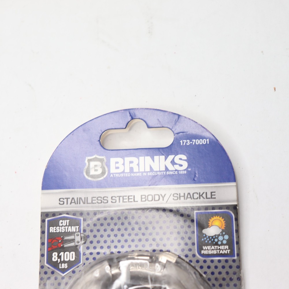 Brinks Stainless Steel Shielded Lock