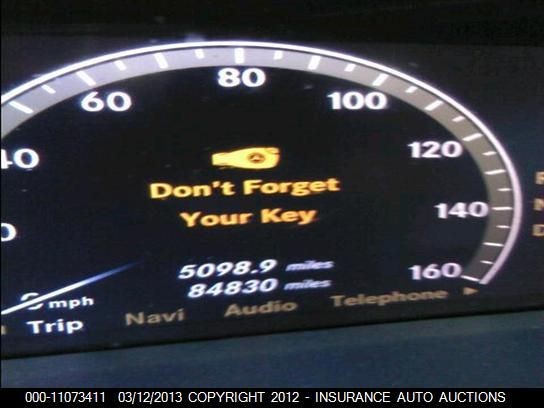 08 MERCEDES S-CLASS DASH BEZEL