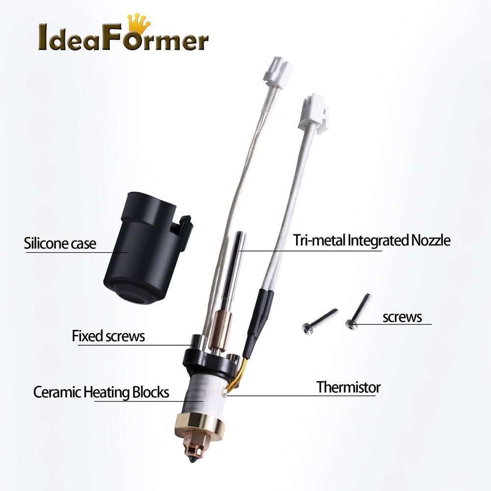 Ideaformer 3D Printer Ceramic Hotend Kit for Creality Ender 3 V3/V3 Plus