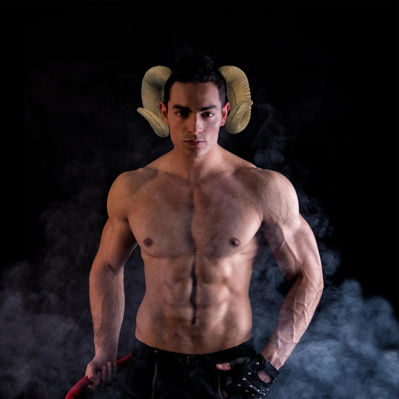 Ram Horns Foam Adult Costume Headband