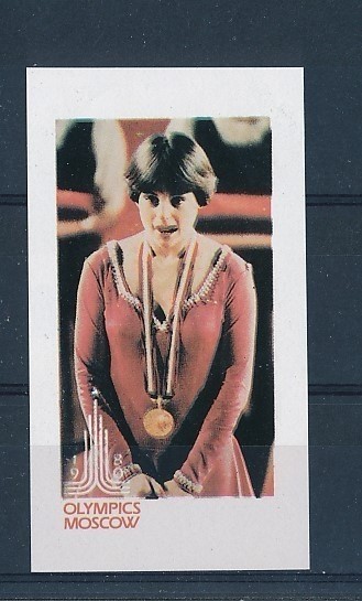 D160210 Olympics Moscow 1980 S/S MNH Proof Isö Imperforate