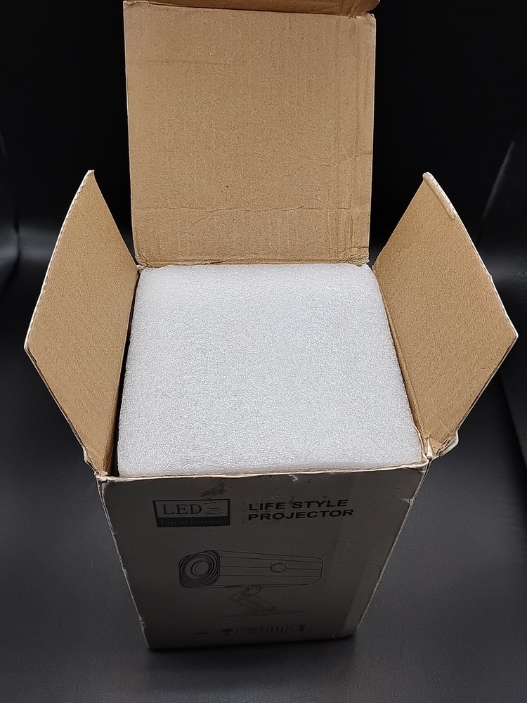 LED Mini Life Style Projector by Light Source Type C , HD Or USB Black