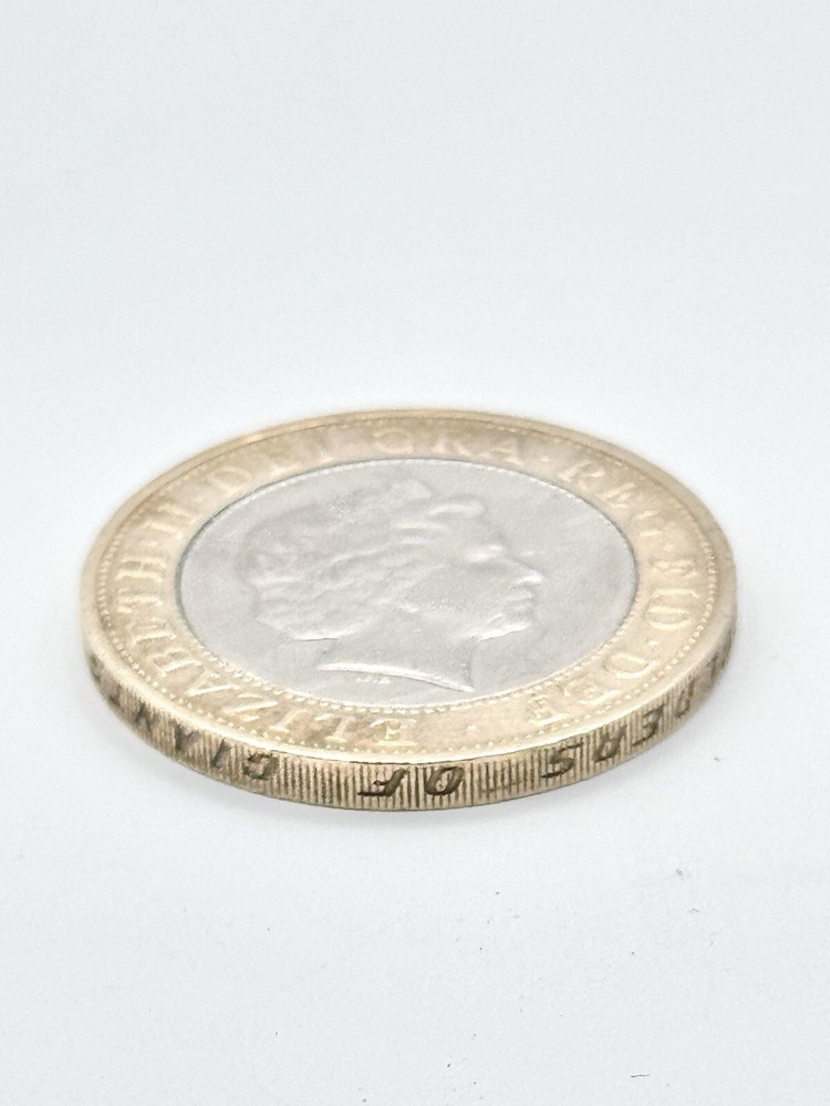 RARE 2012 Queen £2 Two Pound Error Coin Rim Upside Down
