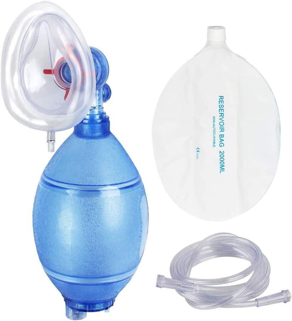 Disposble PVC Manual BVM Bag, MPR Bag, Ambu Bag Tool , Adult