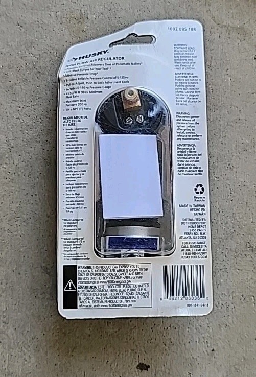 Husky High Flow Regulator