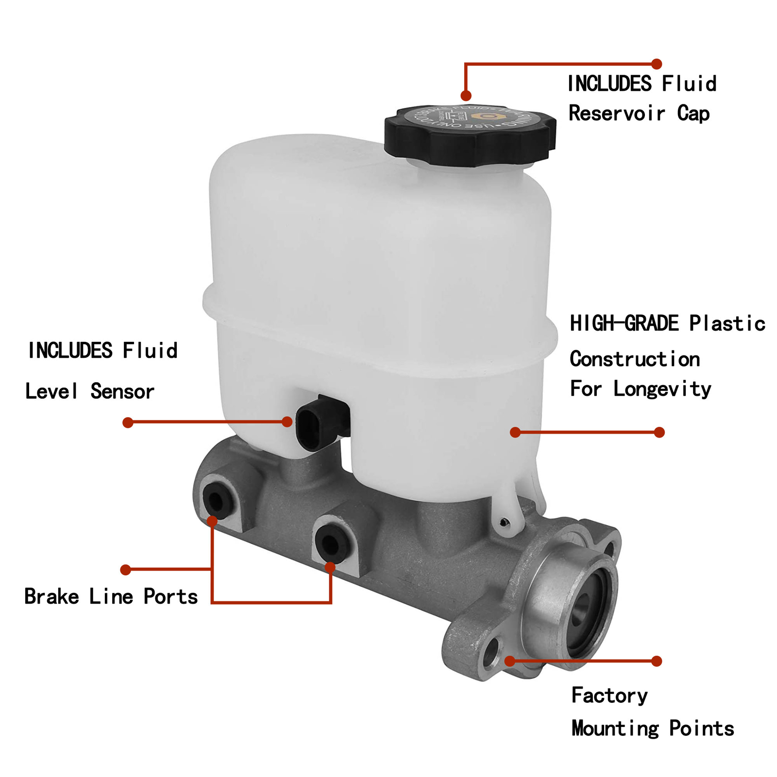 Brake Master Cylinder For 1999-2002 Chevrolet Silverado 1500 GMC Sierra 1500