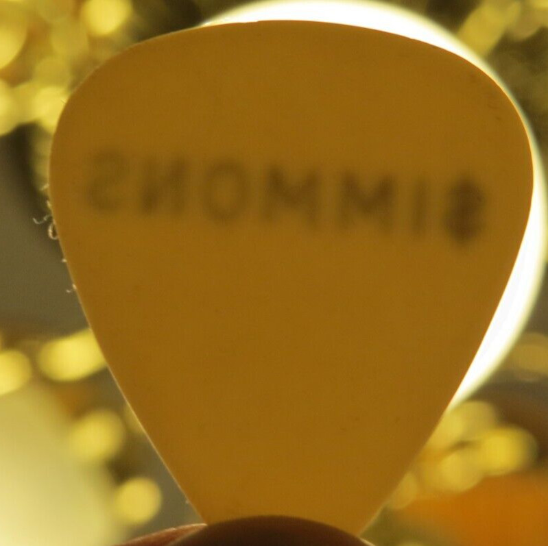 KISS GENE SIMMONS PASTORE GUITAR PICK 1976 DESTROYER TOUR AUCOIN