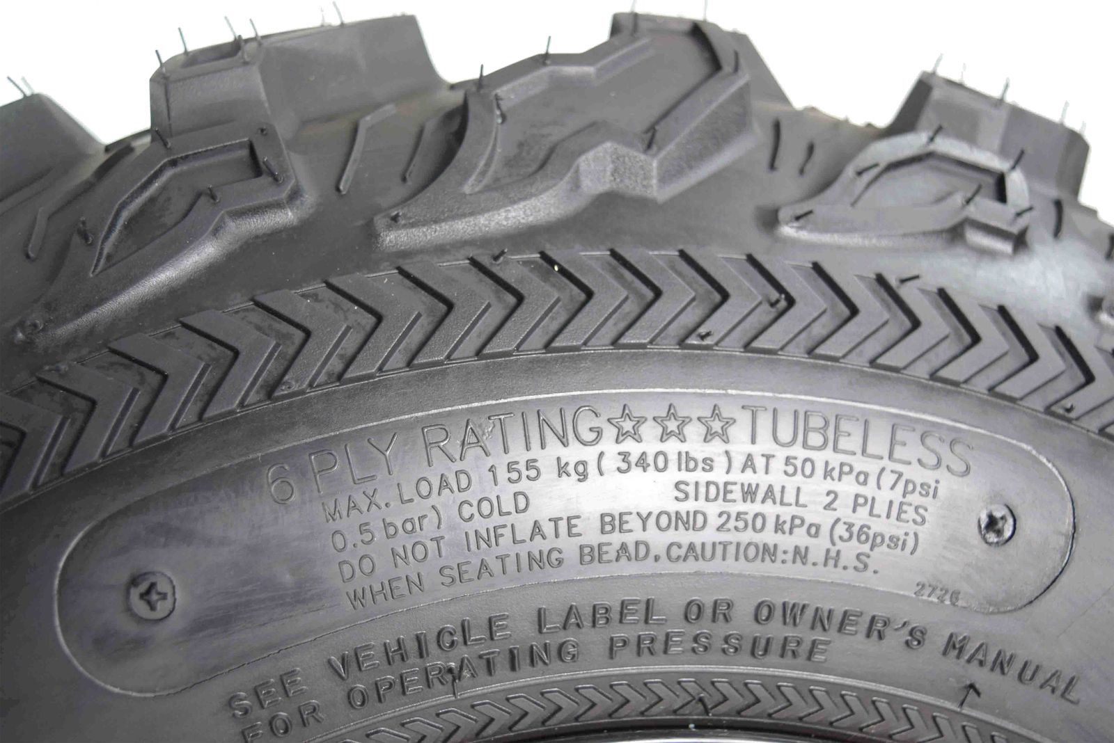 Kenda Bear Claw Ex 25x8-12 25x10-11 Front Rear 6 Ply ATV Tire 4 Pack