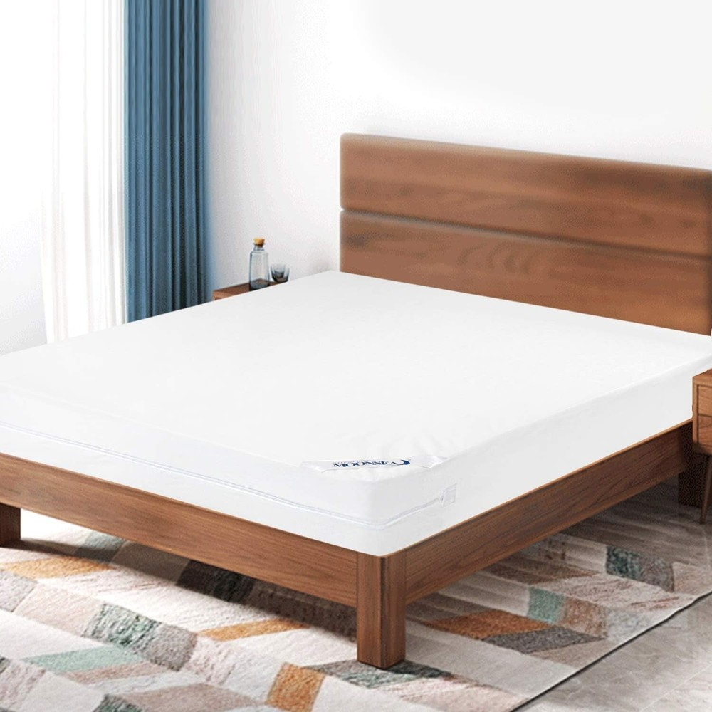 4-Pack Twin Waterproof Mattress Protector 6-Side Zippered Box Spring Encasement