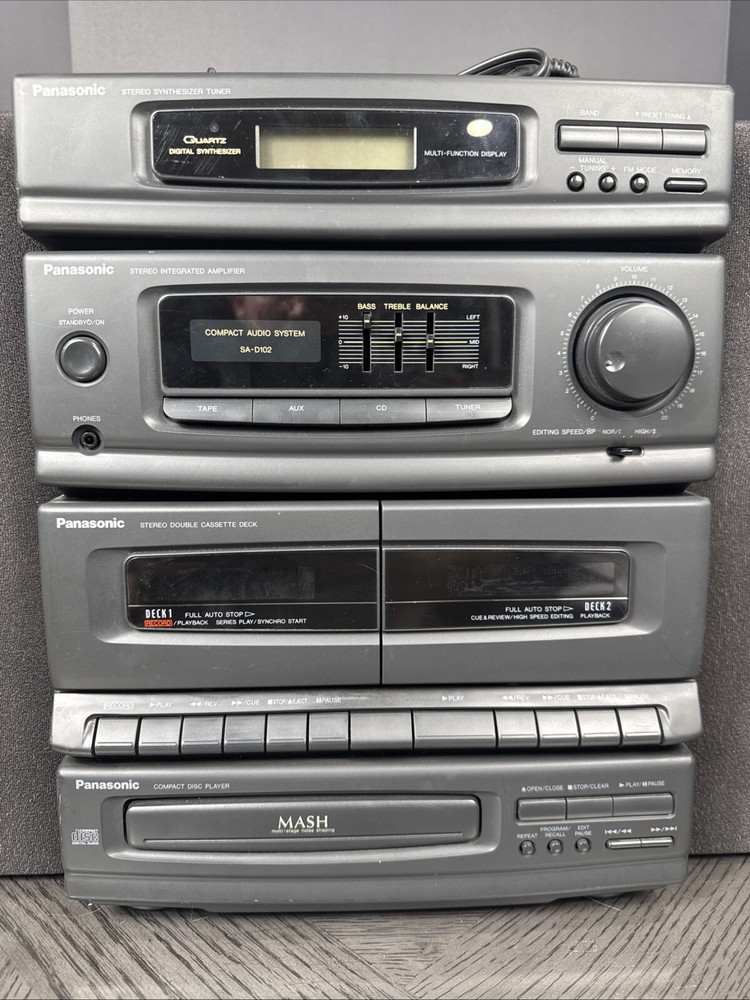 Vintage Panasonic Compact Audio System SA-D102