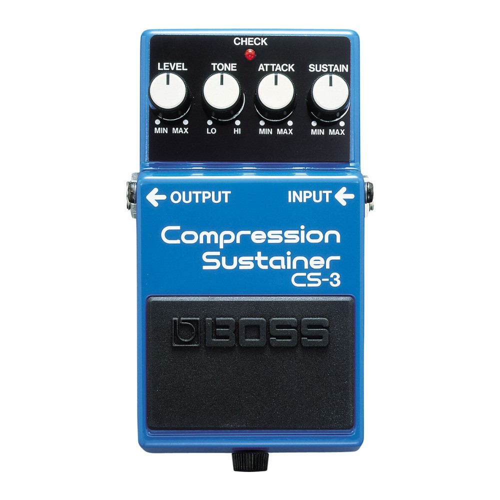 BOSS CS-3 Level Tone Attack Sustain Controls Compressor Sustainer Pedal