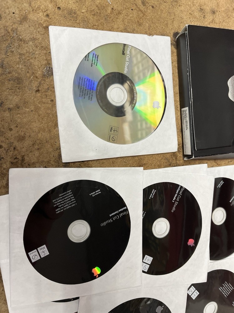 Final Cut Studio 2 Box Software Lot Prod Suite Set NO CODE Apple Software Discs