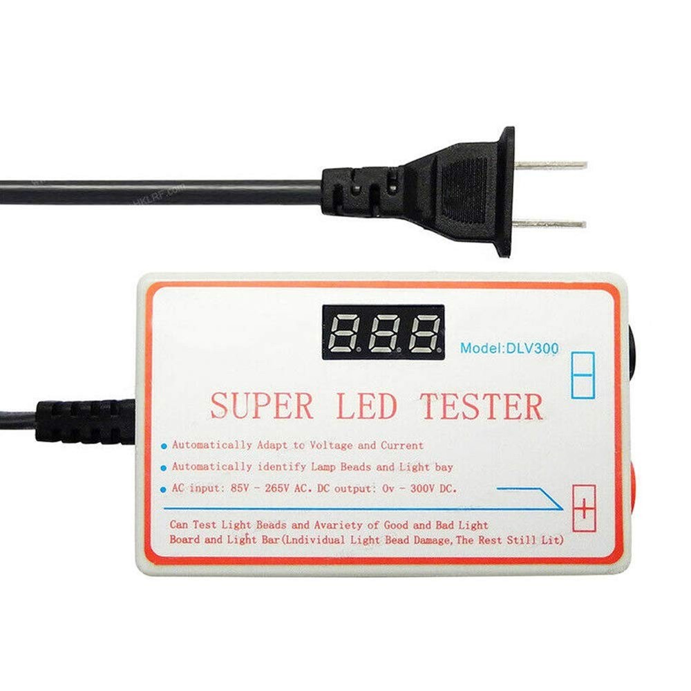 LED Light and TV Backlight Tester, 0-300V Adaptive Voltage Small, black