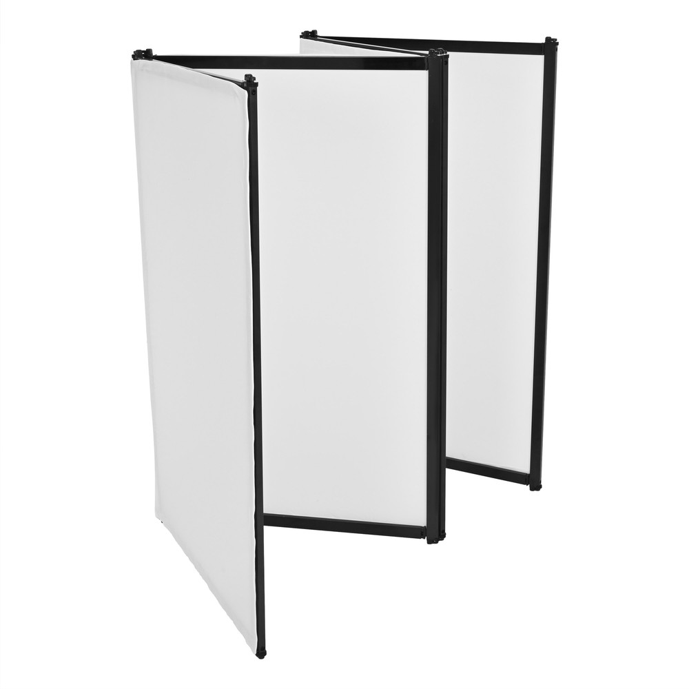 Portable DJ Curtain High-end Professional Performance Background Booth White