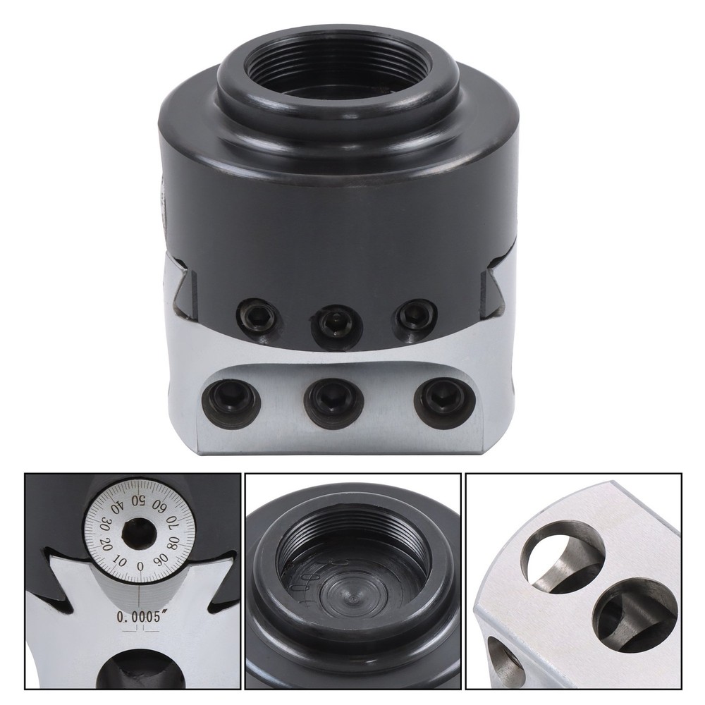 3" Precision Boring Head 0.001" Adjustment Radius with 1-1/2-18 Thread