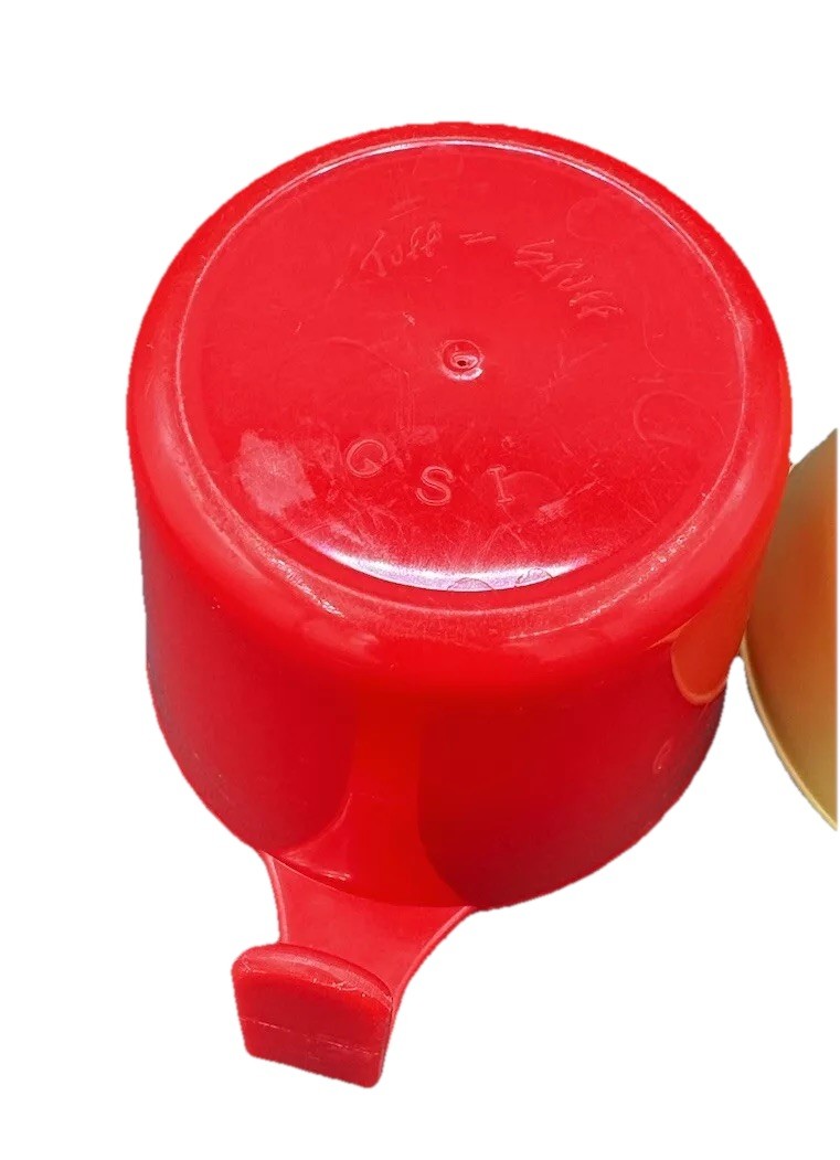 Vintage Mug Camping 4 lightweight Plastic 80's GSI Outdoors Tuff N Stuff