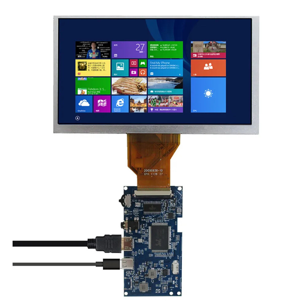 6.5 Inch AT065TN14 LCD Display Screen DIY Type-c Mini HD MI Driver Control Board