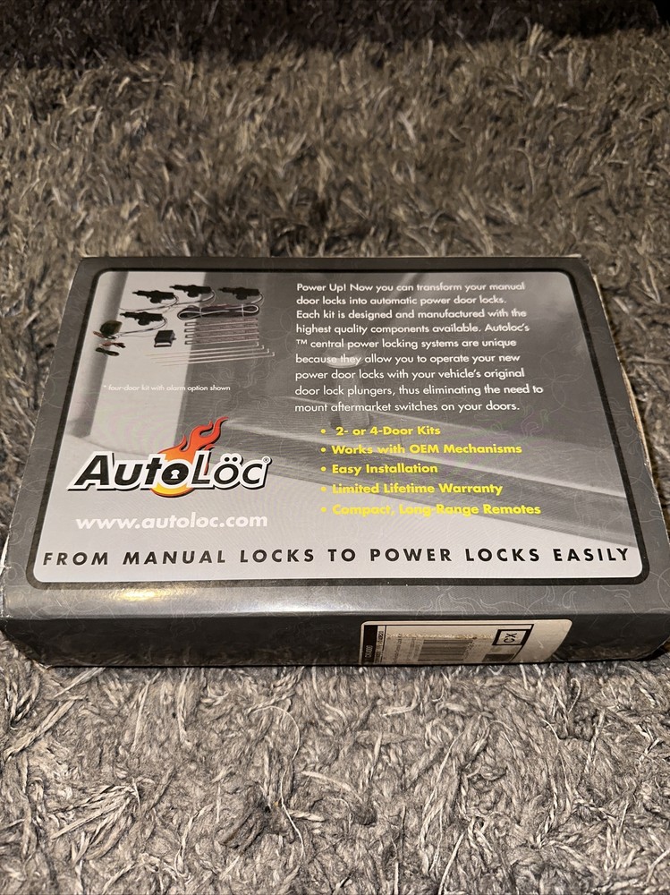 4 Door Remote Keyless Entry System w/ Central Locking Power Lock Actuators Kit