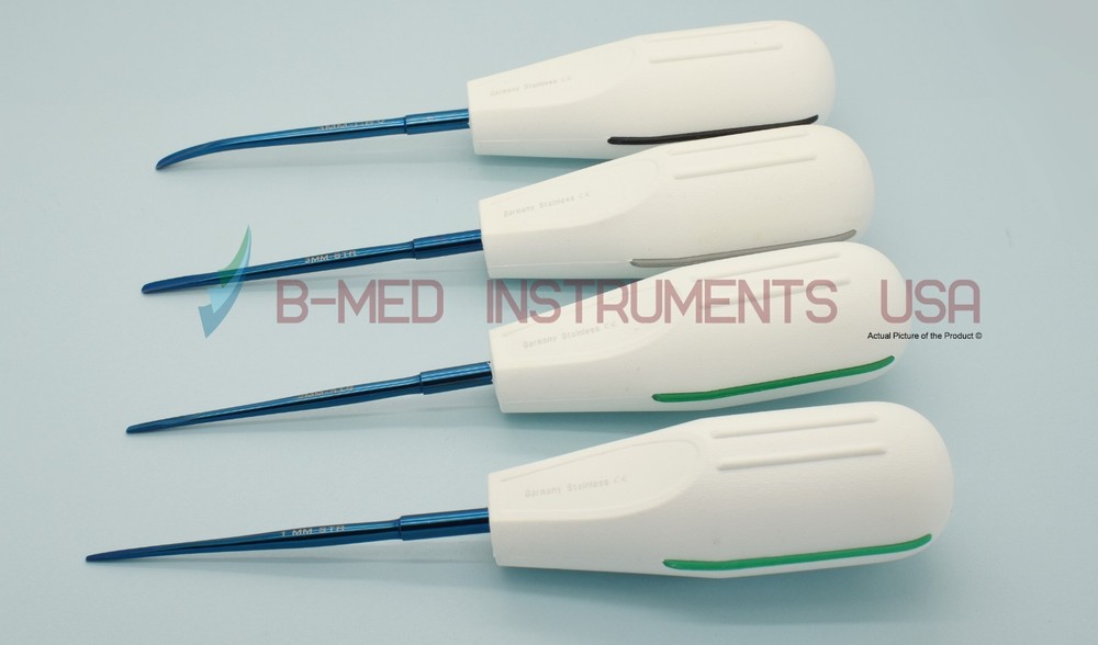OR Grade 8 Dental Root Luxating Extraction Elevators Oral Surgery Titanium