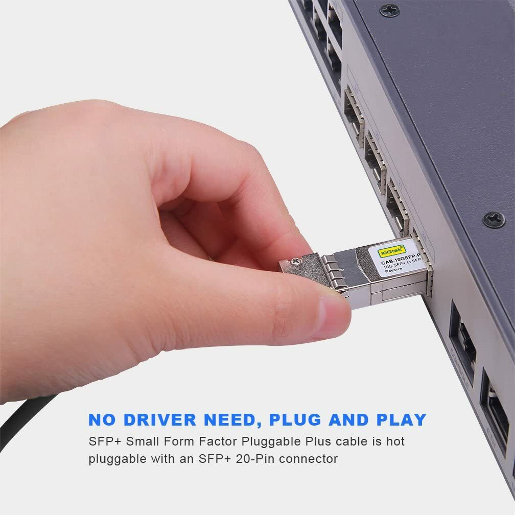 For Cisco SFP-H10GB-CU1M Cable SFP+ 10G DAC Direct Attach Copper Twinax 0.3~7 M