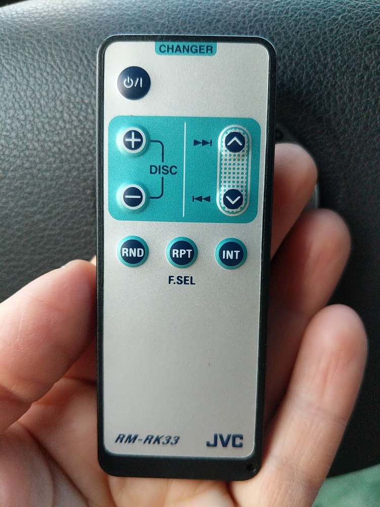 JVC  RM-RK33 REMOTE CD CHANGER CONTROL JVC RM-RK33 REMOTE CONTROL.