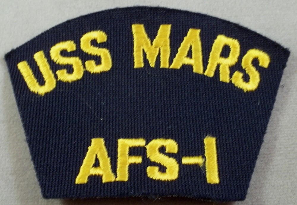 US Navy Cap Patch USS Mars AFS-1