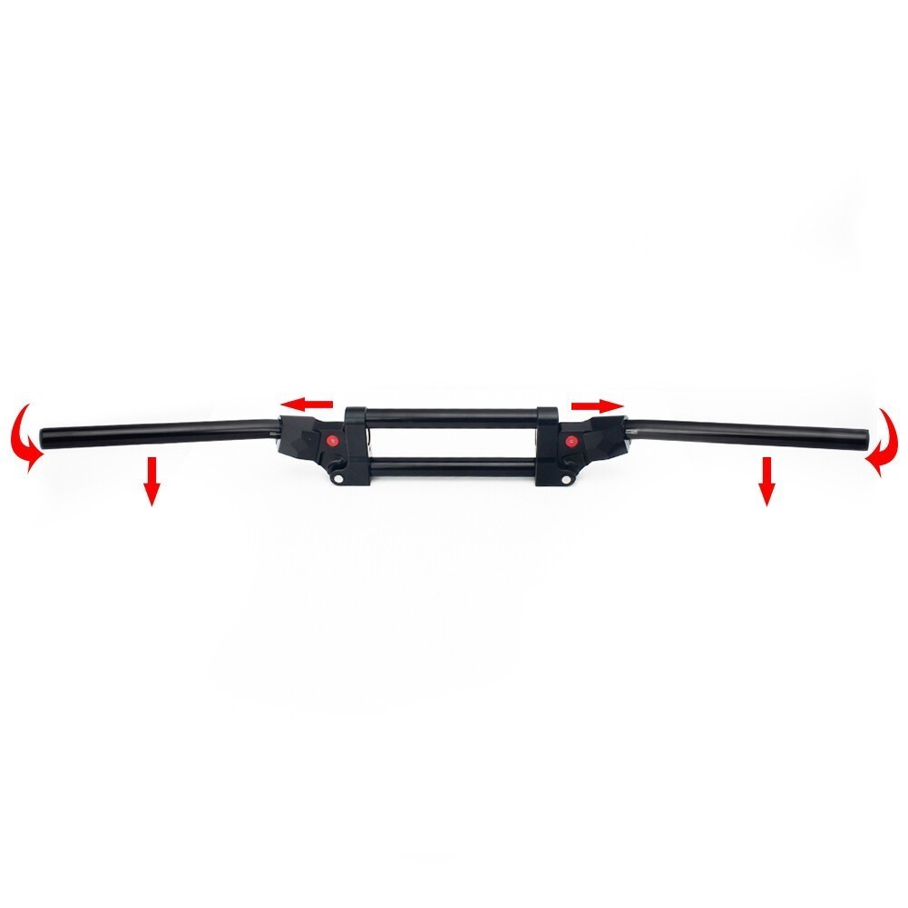 Universal 22mm 7/8" Adjustable Handlebars Anti Vibration ATV MX Dirt Bike Black