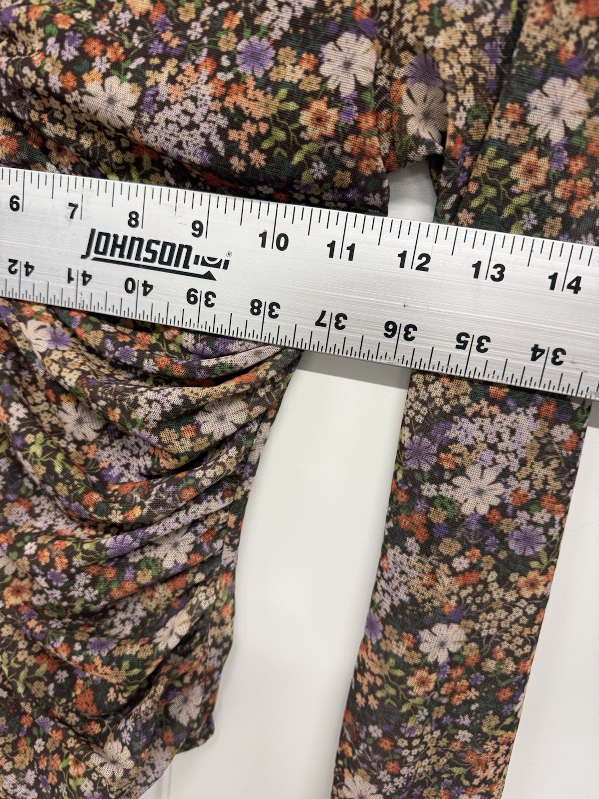 Lulus Whimsical Garden Fairy Goth Bodysuit Mesh Rutched Long Sleeve Size Small