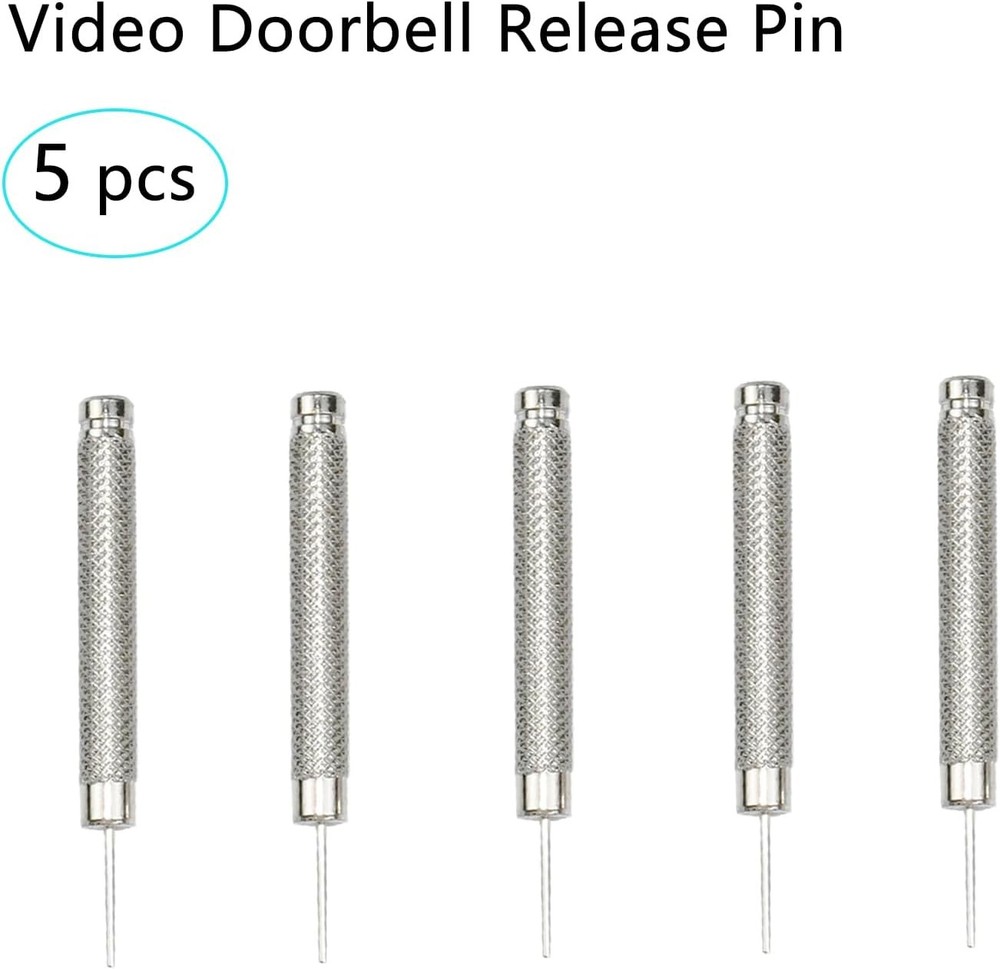 5 Pack Doorbell Key Replacement Compatible with Blink/Google silver