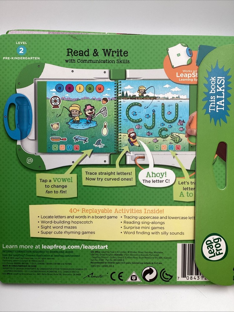 LeapFrog LeapStart Pre-Kindergarten Level 2 Read Write Communication Skills