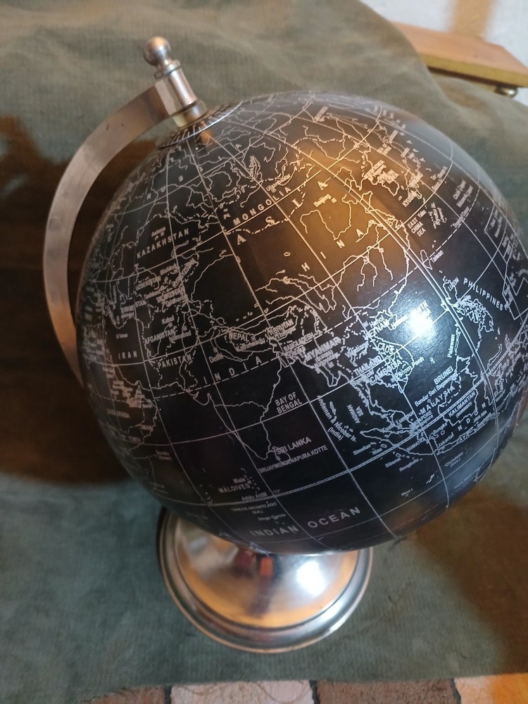 Black and Silver Globe
