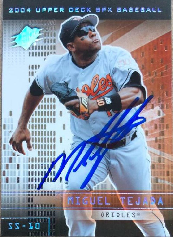 Miguel Tejada Autographed 2004 SPX #7