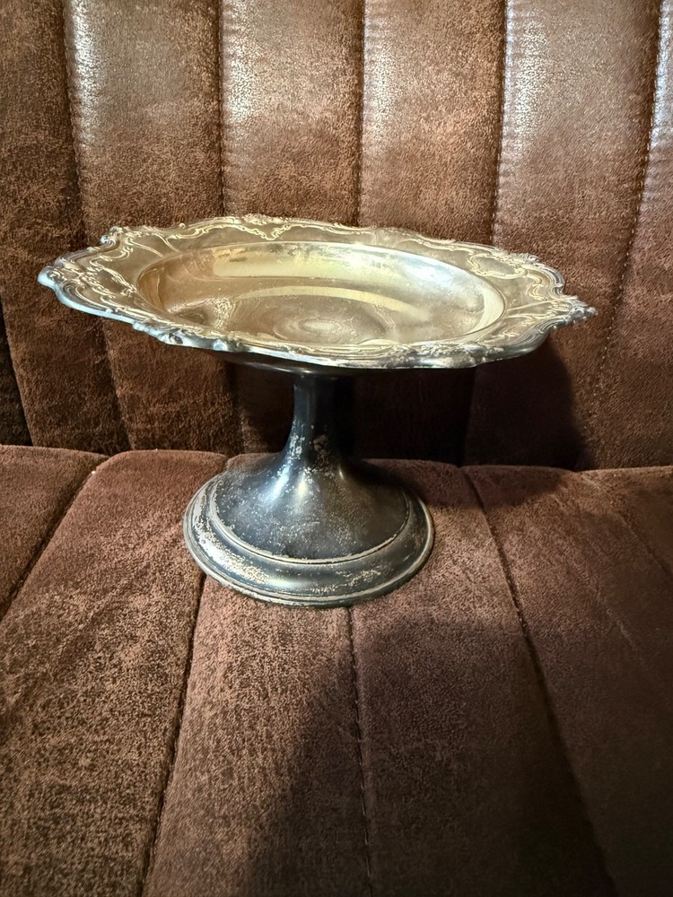 Vintage Gorham Sterling Silver Compote Dish Chantilly #740