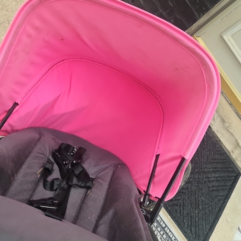 Bugaboo Cameleon 3 Pink Stroller Seat Attachment Dirty From Garage Deep Clean