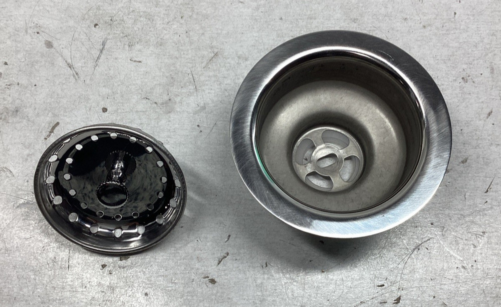 2x REGENCY 600DB35 Kitchen Basket Drain w/Strainer 3.5"