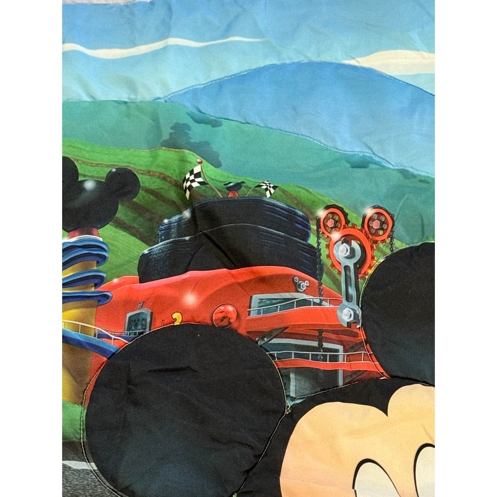 Mickey Mouse & Pluto Boys Toddler Bed Comforter Double Sided 2016