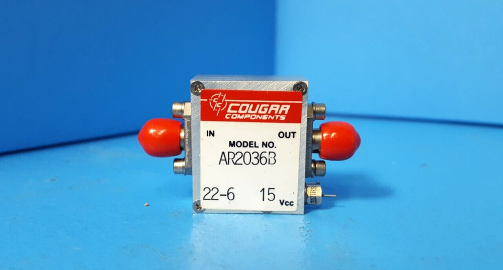 RF Amplifier, AR2036B, COUGAR, 15VCC, 22-6
