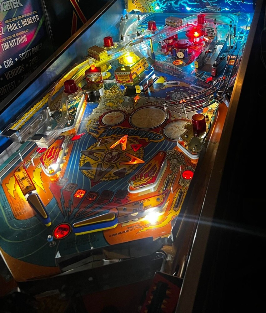 Whirlwind pinball game