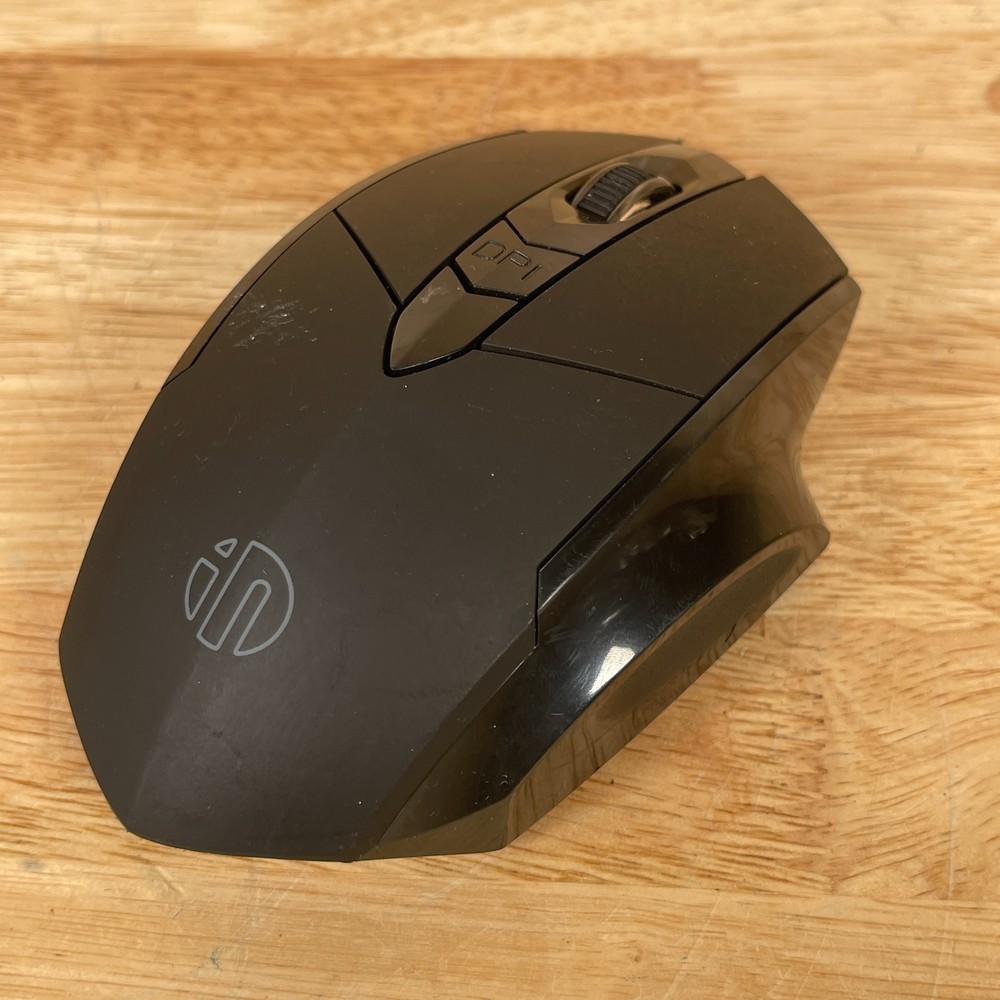 Inphic PM6BS Black Wireless Bluetooth Rechargeable Optical Mouse For PC & Mac